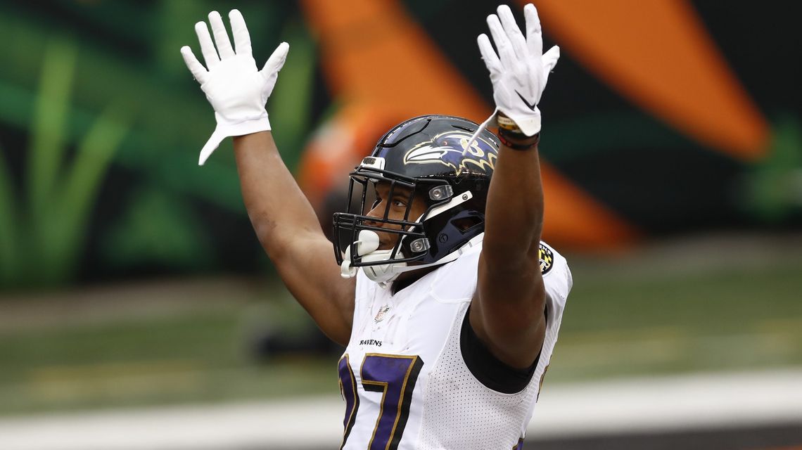 Ravens rookie Dobbins belatedly achieves star status in NFL