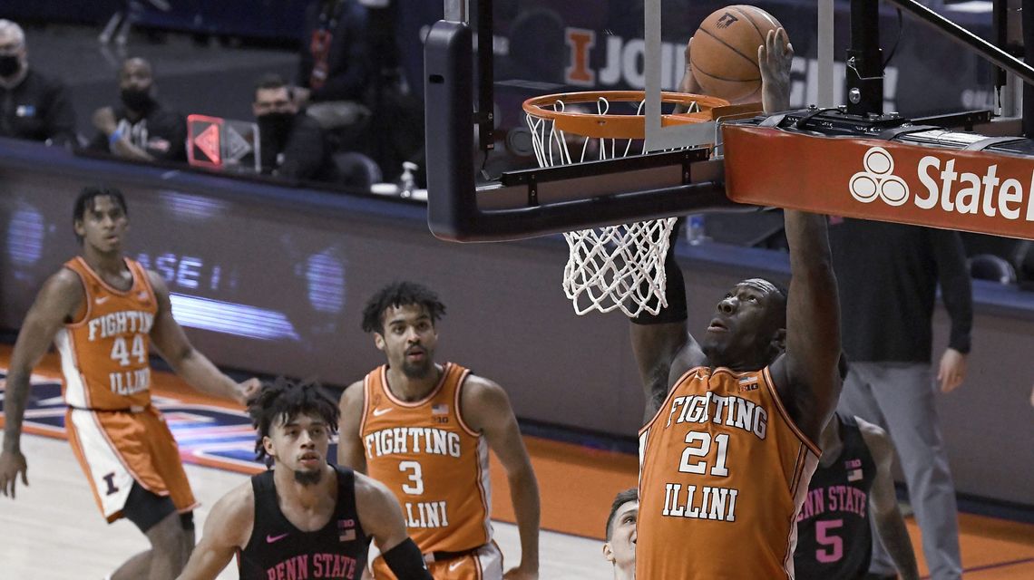 Cockburn leads No. 22 Illinois to 79-65 win over Penn State