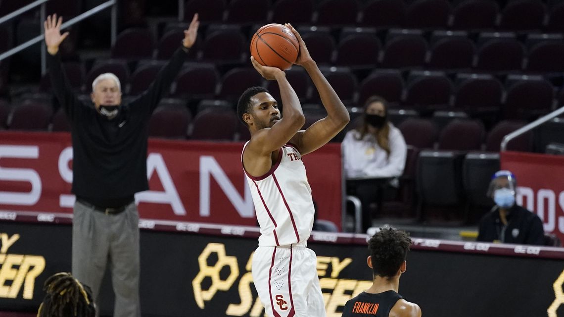 USC beats Oregon State 75-62 for 8th win in 9 games