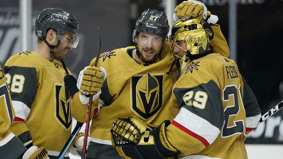 Theodore scores twice, Golden Knights beat Coyotes 5-2