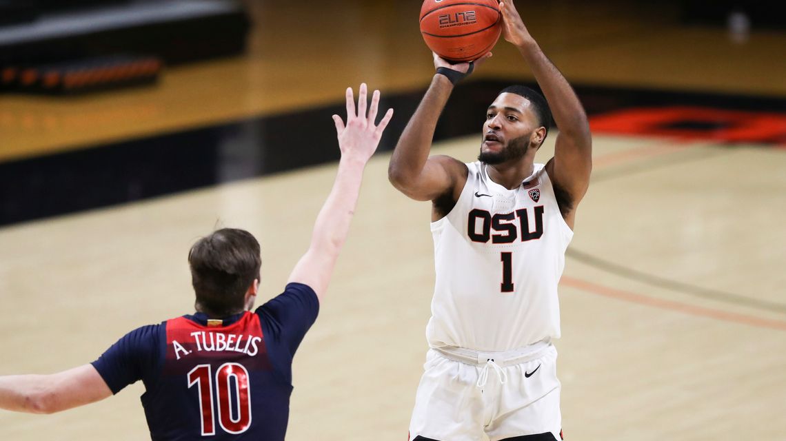 Mathurin, Brown lead Arizona rout of Oregon State 98-64