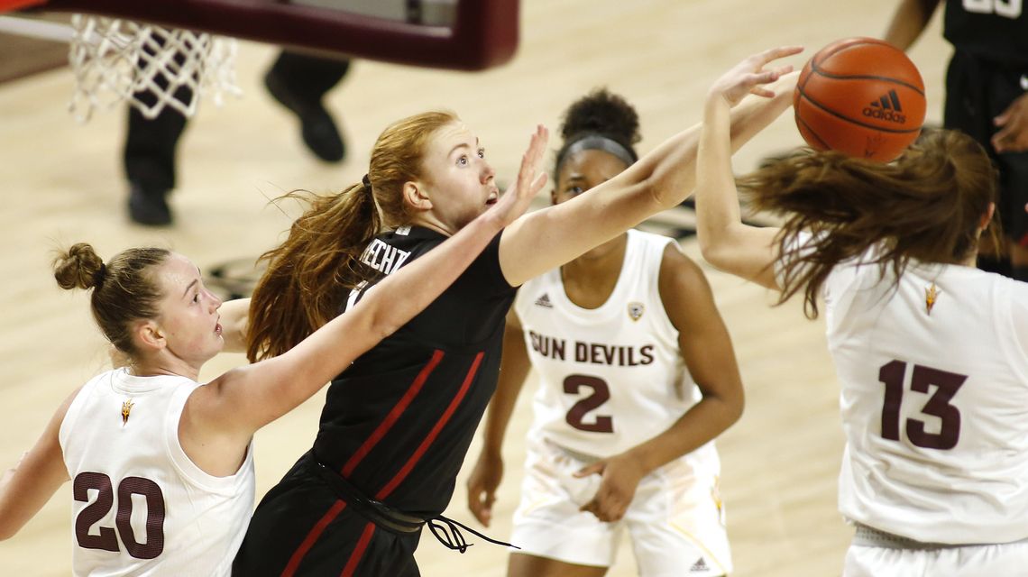 No. 1 Stanford holds off Arizona State 68-60
