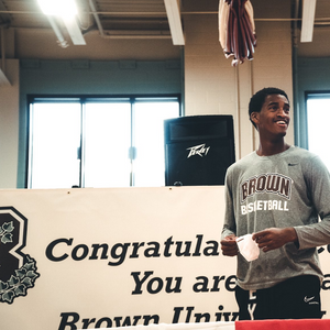 Brown basketball commit, Cooley, on his disability, loss and being an entrepreneur