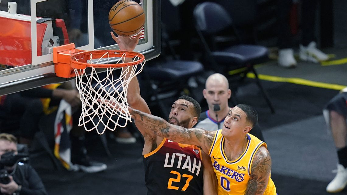 Gobert, Clarkson lead Jazz to 114-89 rout of Lakers