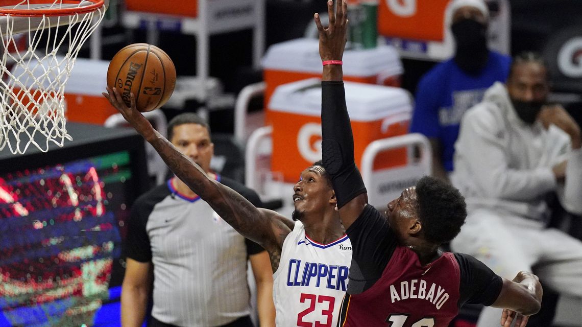 Morris comes up big in Clippers’ 125-118 win over Heat
