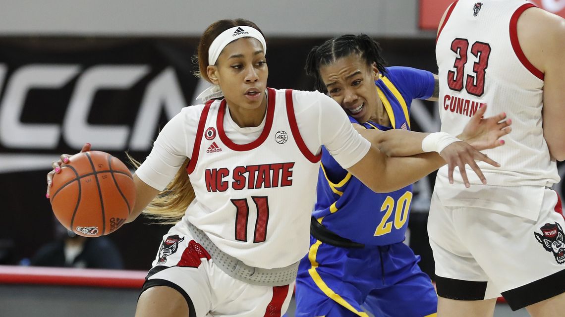 No. 2 NC State women get hot from outside, beat Pitt 83-53