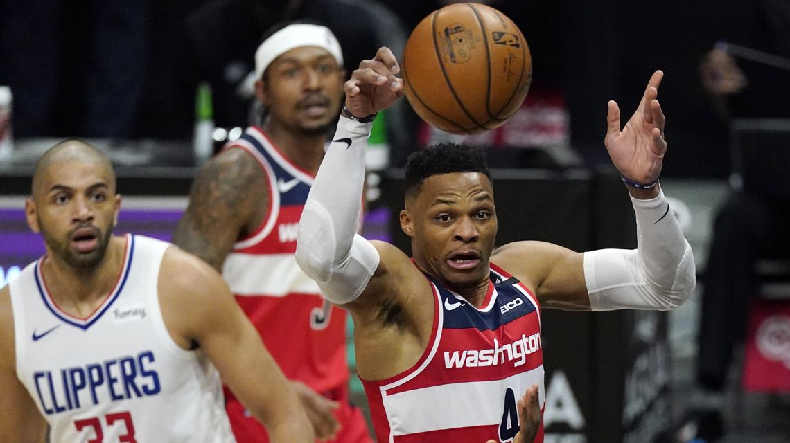 Clippers rout Wizards 135-116, snap Washington’s win streak