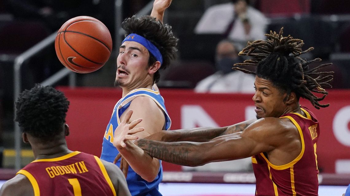USC routs No. 21 UCLA 66-48 and ties Bruins atop Pac-12