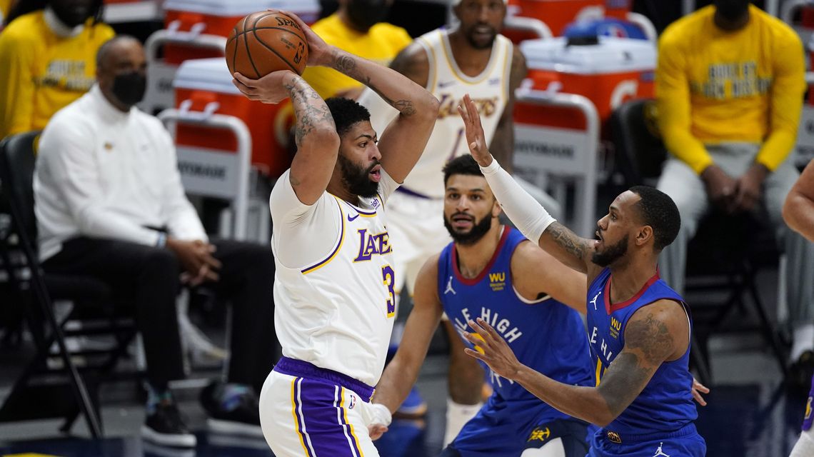 Lakers F Anthony Davis set for MRI on strained Achilles