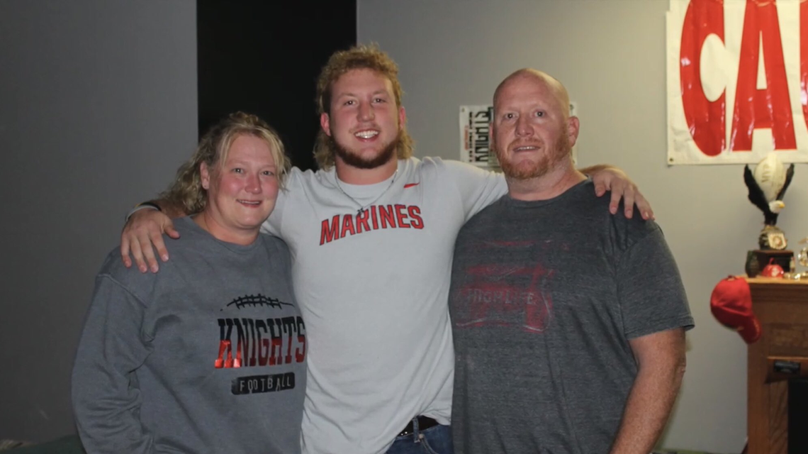 Cabell Midland’s Caudill passes on college football to join Marines