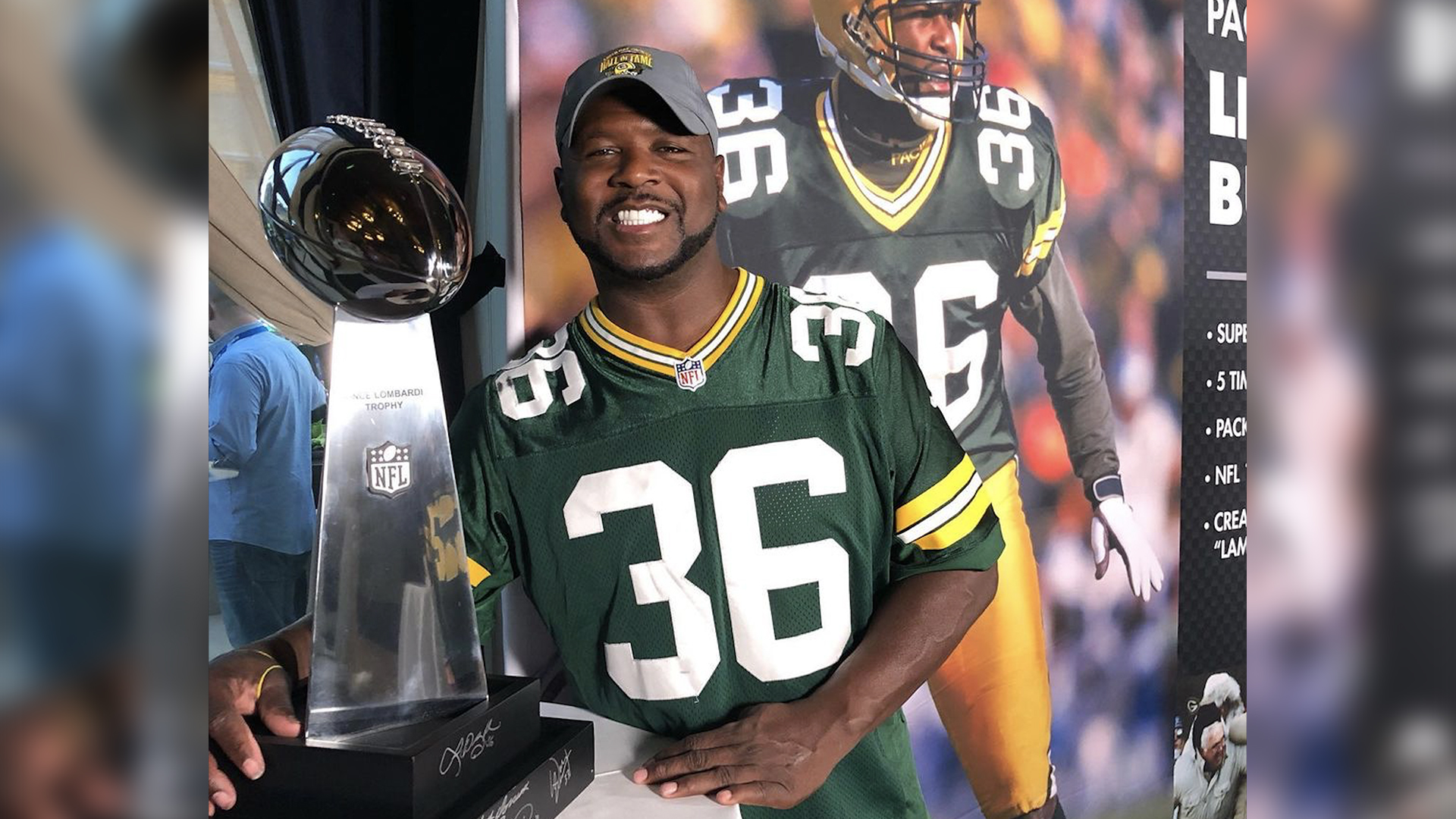 LEROY BUTLER ON THE GREEN BAY PACKERS 