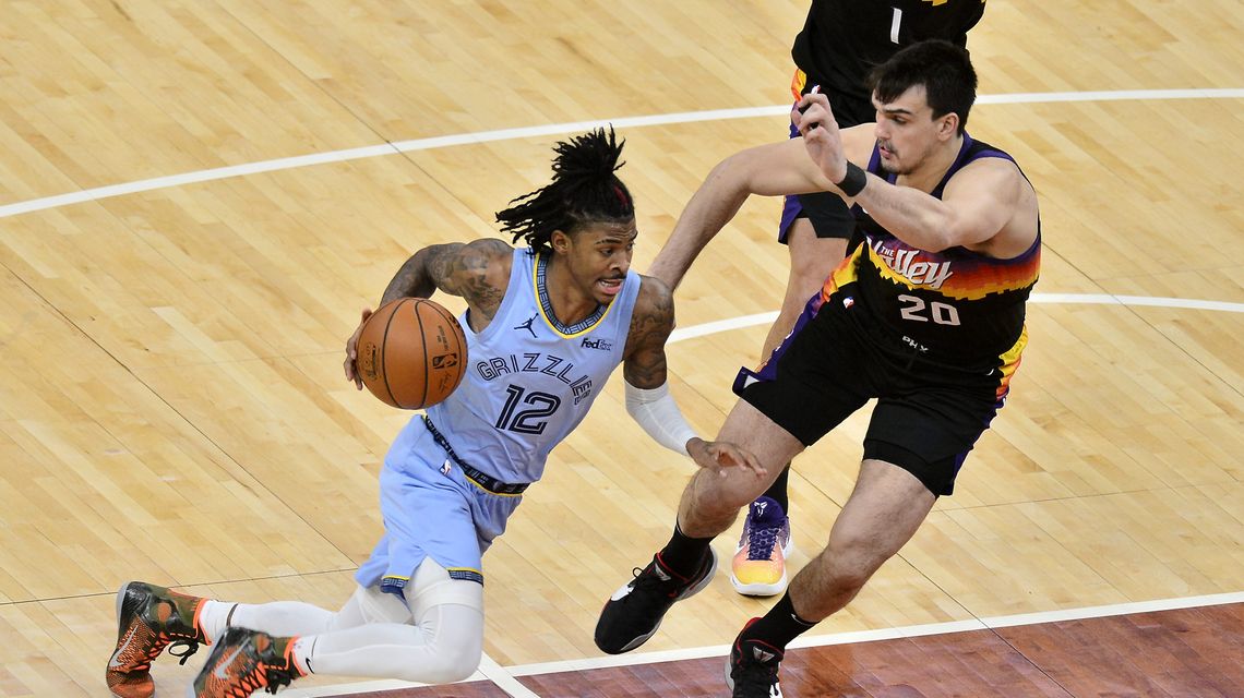 Suns hit team-record 24 3s, blow out short-handed Grizzlies