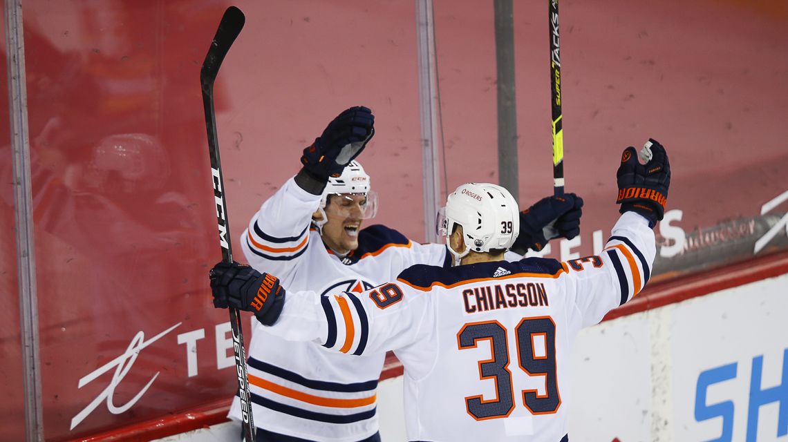 Oilers beat Flames 2-1 to open home-and-home series