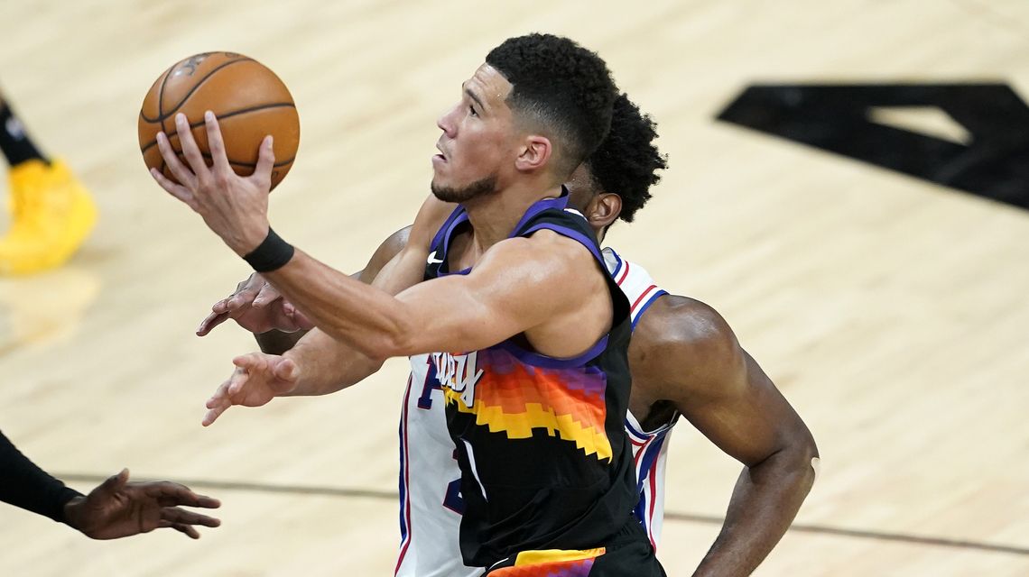 Suns keep rolling, top 76ers 120-111 for 5th straight win