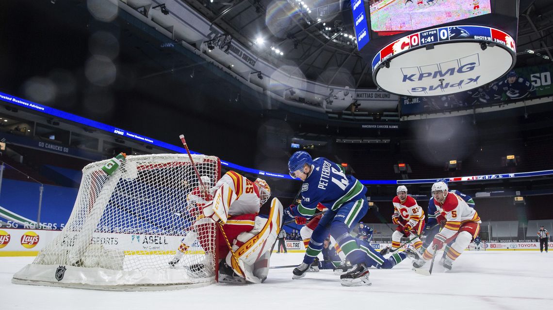 Canucks snap 6-game losing streak with 3-1 win over Flames