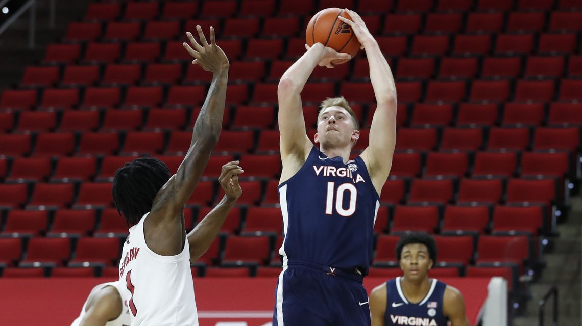 Hauser, Murphy lead No. 14 Virginia past NC State, 64-57