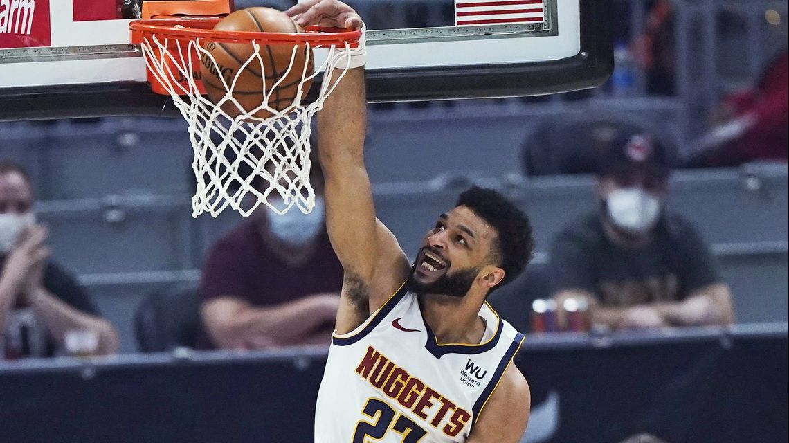 Murray’s 50 points power Nuggets past crumbling Cavaliers