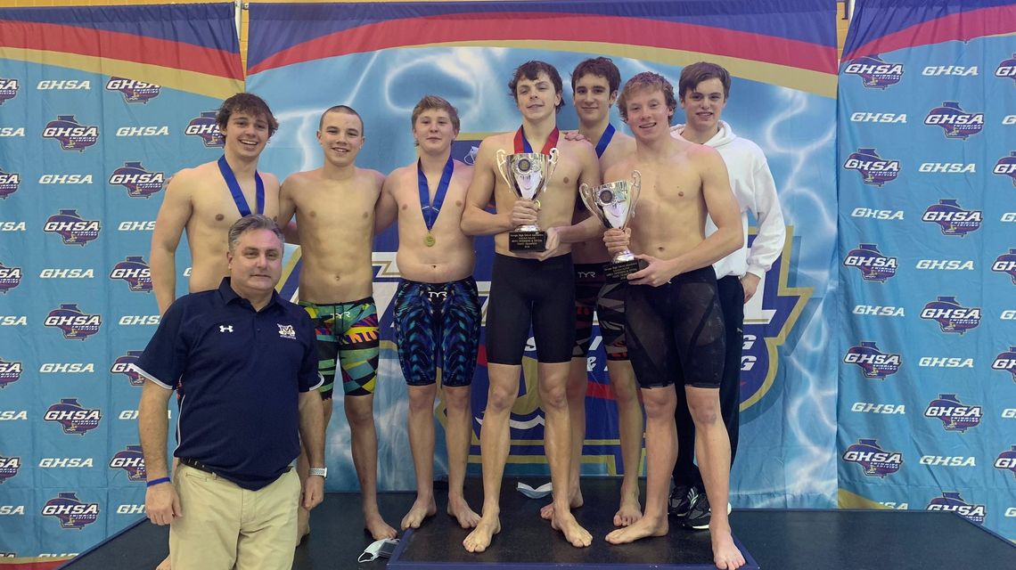 Marist swim and dive brings home two trophies