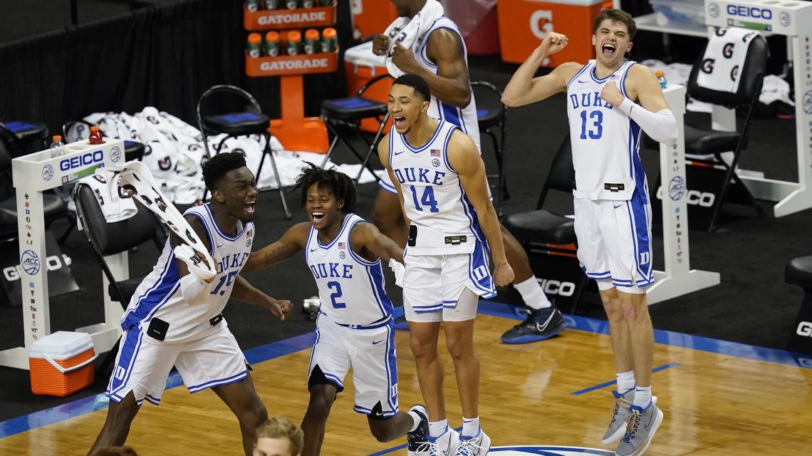 Duke wins opener in quest for 5 straight in ACC tourney