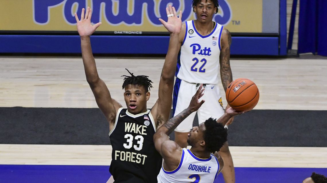Pittsburgh eases past Wake Forest 70-57 to snap 5-game skid