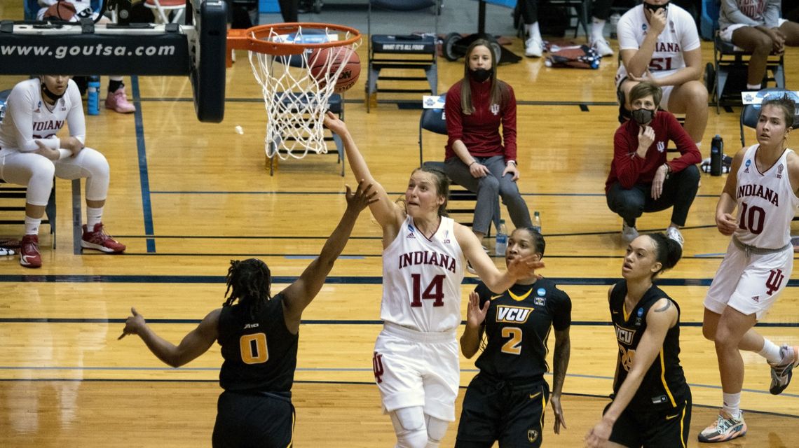 Indiana women hold VCU to 32 points in 1st round of NCAAs