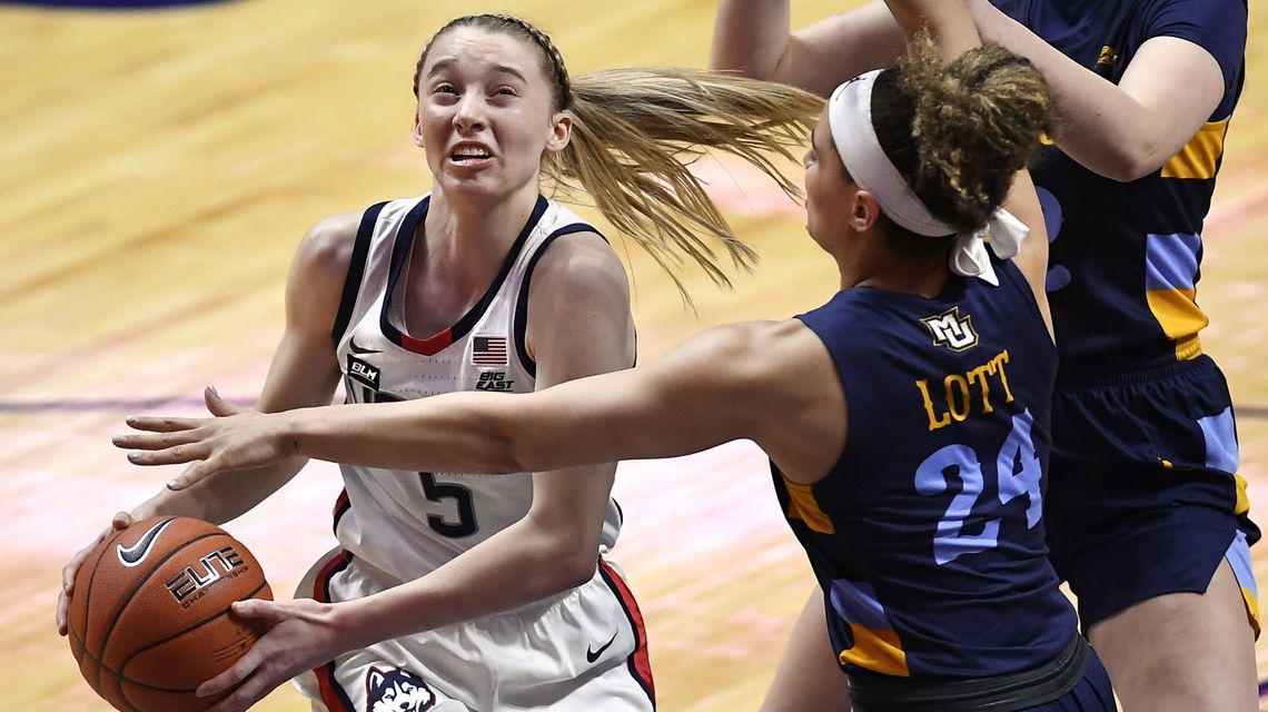 No. 1 UConn routs Marquette for 19th Big East championship