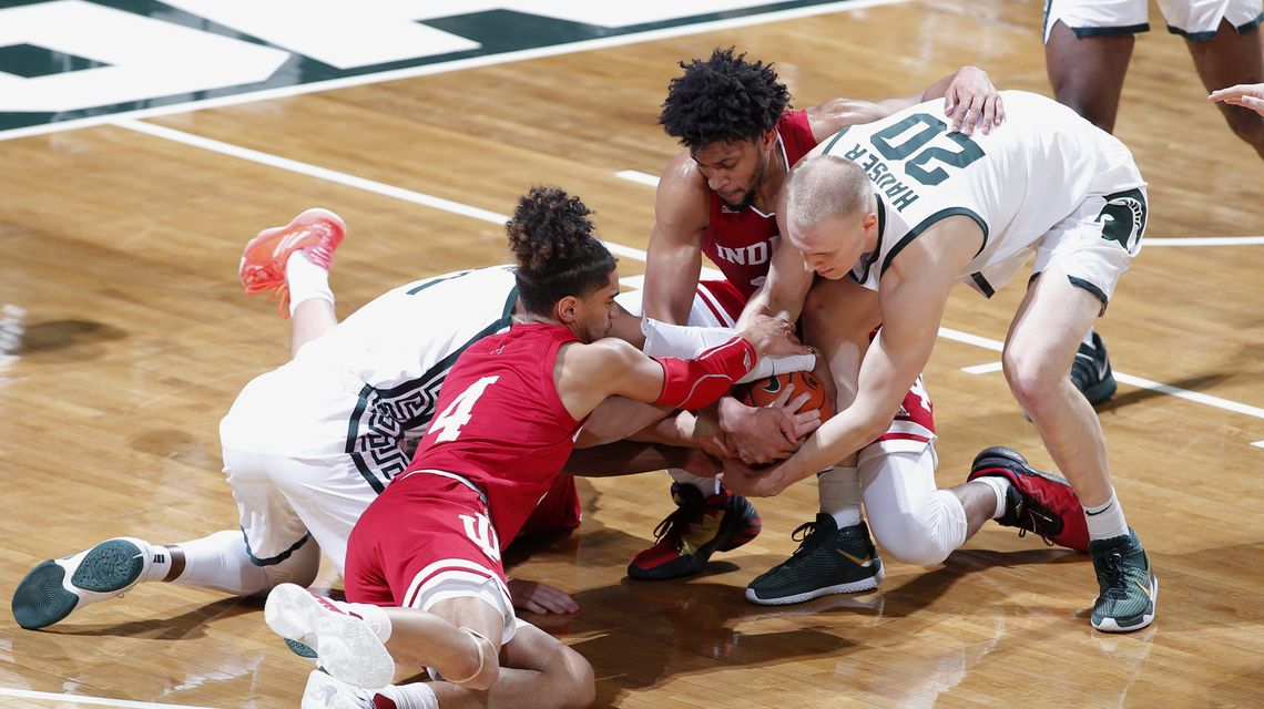 Michigan State boosts NCAA hopes with 64-58 win over Indiana