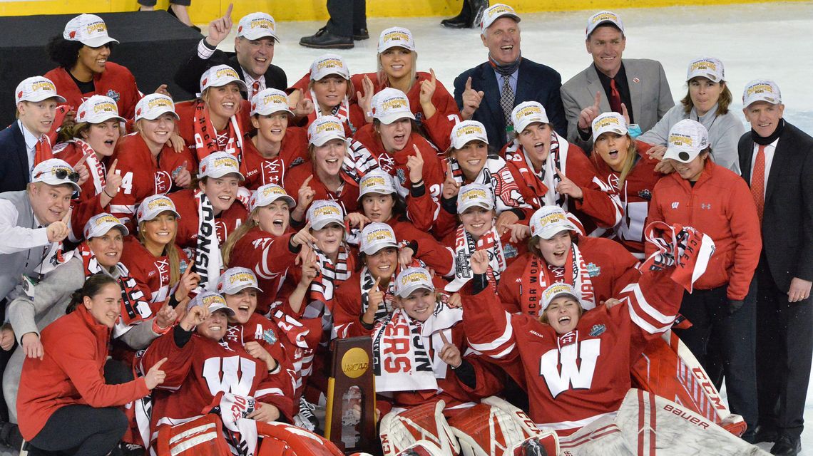 Watts scores in OT, Wisconsin wins women’s hockey title