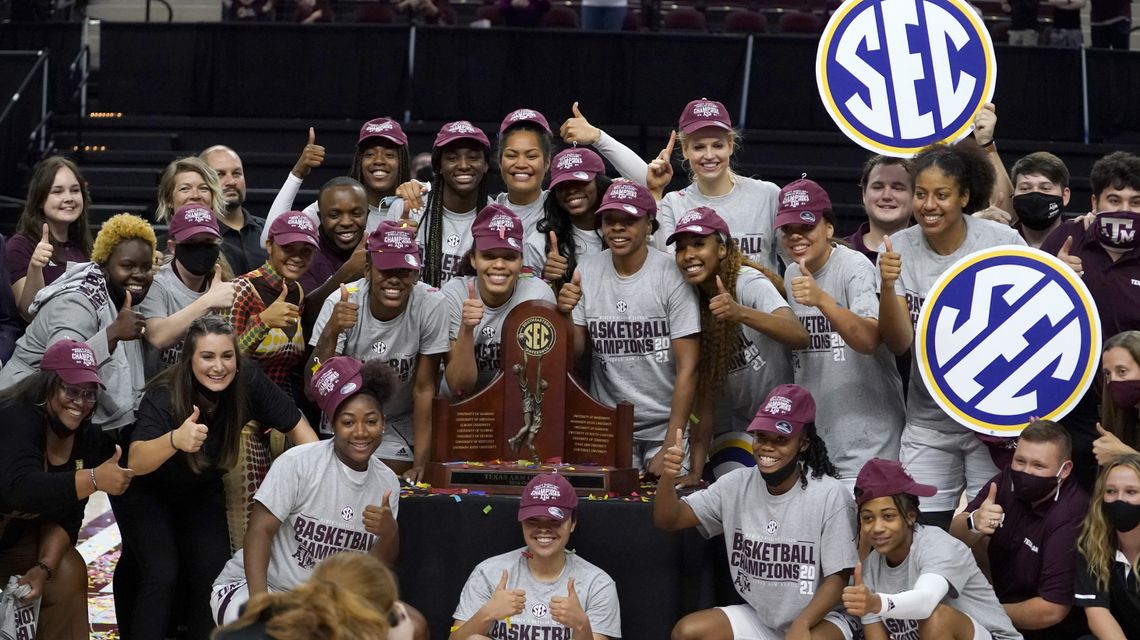 Aggies reach best-ever ranking of No. 2 in women’s AP Top 25