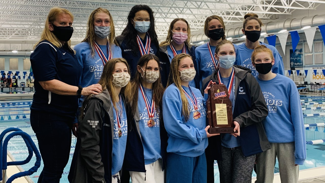 First Colonial Patriots swim to second VHSL state title