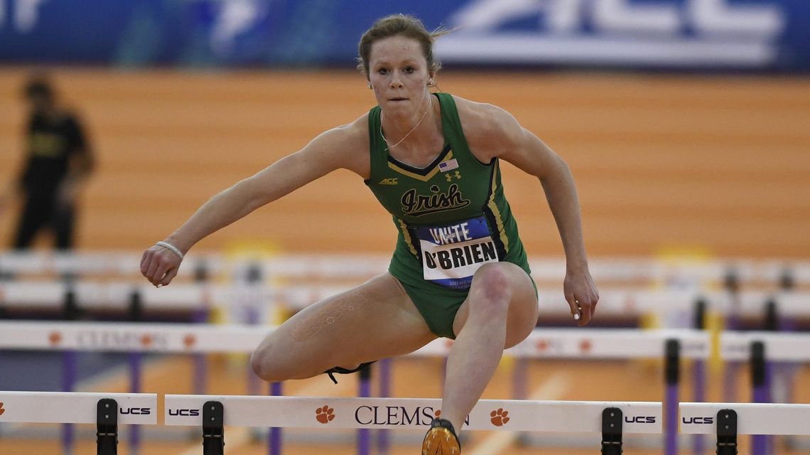 O’Brien makes immediate impact for Notre Dame T&F as first team All-American