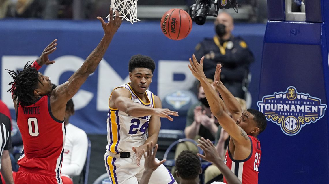 Watford helps LSU overcome Mississippi 76-73 in SEC quarters