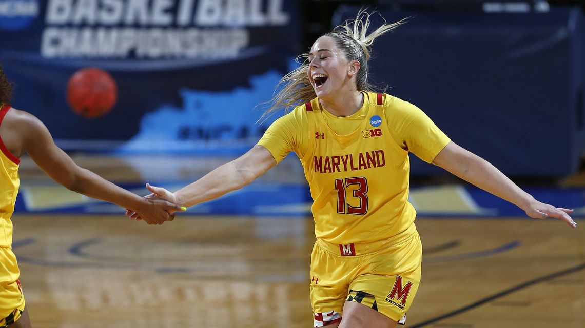 Maryland women pour it on Alabama 100-64 to reach Sweet 16
