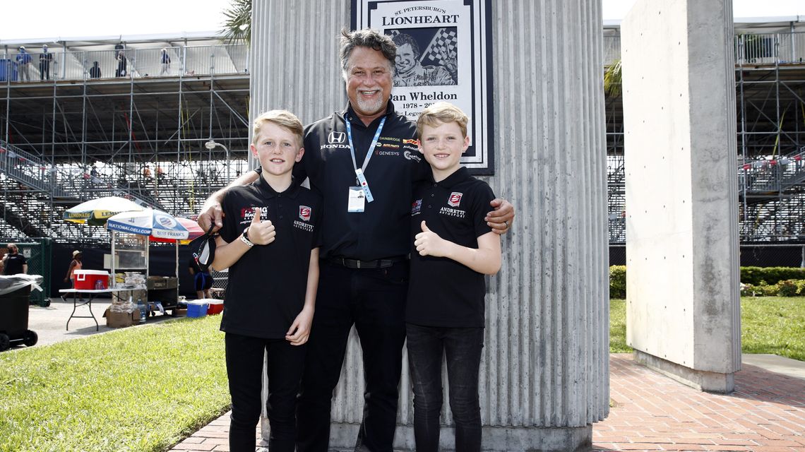 Like father, like sons: Wheldon boys sign junior racing deal