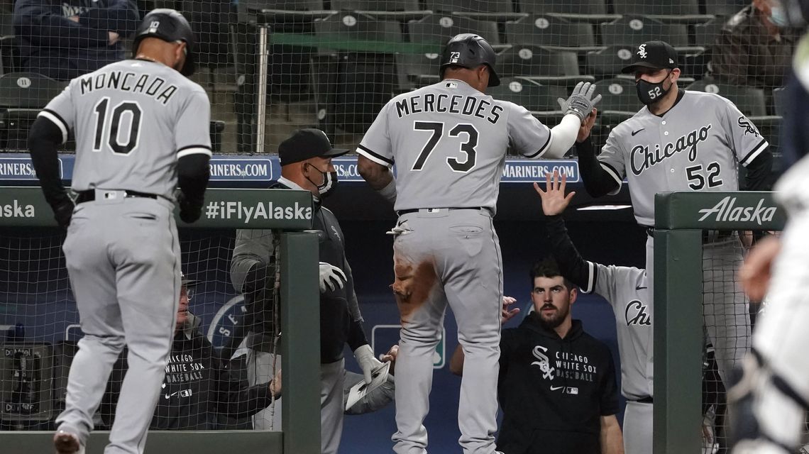 Mercedes gets 3 more hits, White Sox 3-hit Mariners 6-0