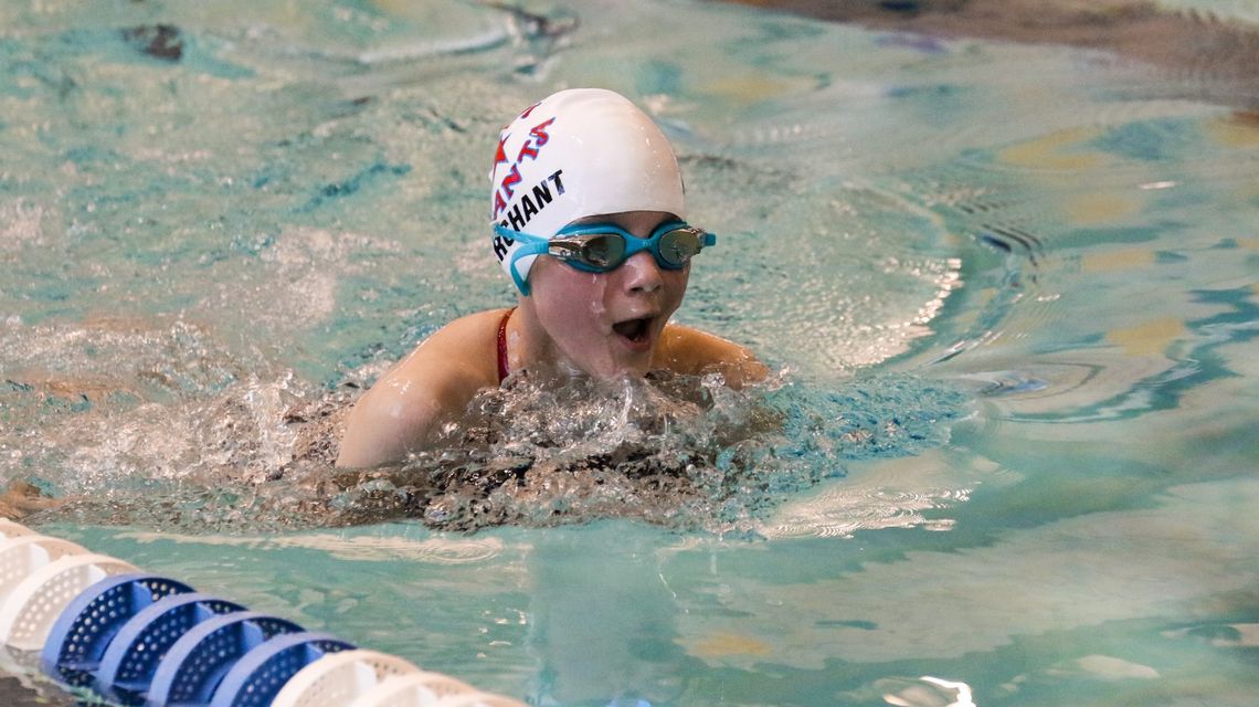 Rylie Merchant, 9, is one of Georgia’s best swimmers in her age group