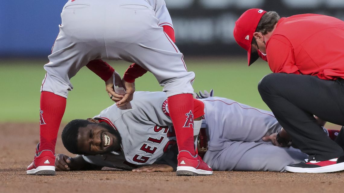 Angels OF Fowler needs season-ending surgery for torn ACL