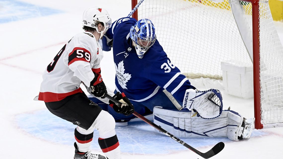 Matthews, Campbell lead streaking Maple Leafs past Senators