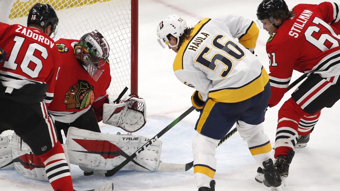 Sabres acquire Subban from Chicago to fill thin goalie depth