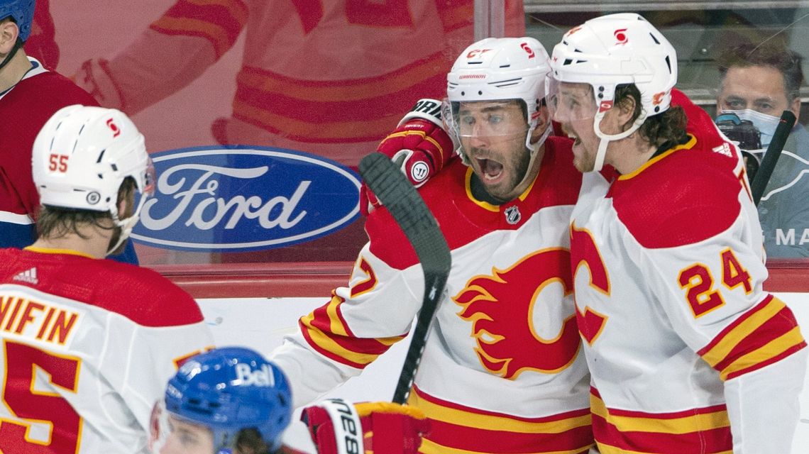 Giordano, Markstrom lead Flames to 4-1 win over Canadiens