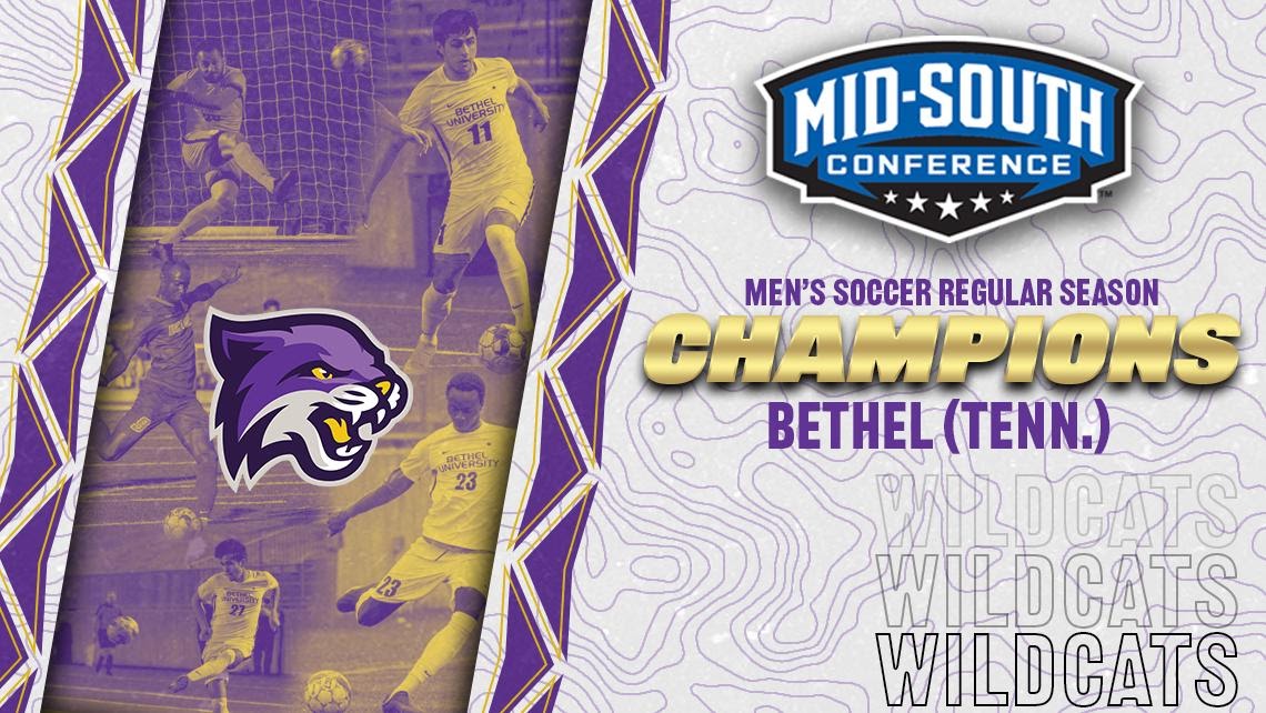 Bethel men’s soccer starts Mid-South Conference membership with regular season championship