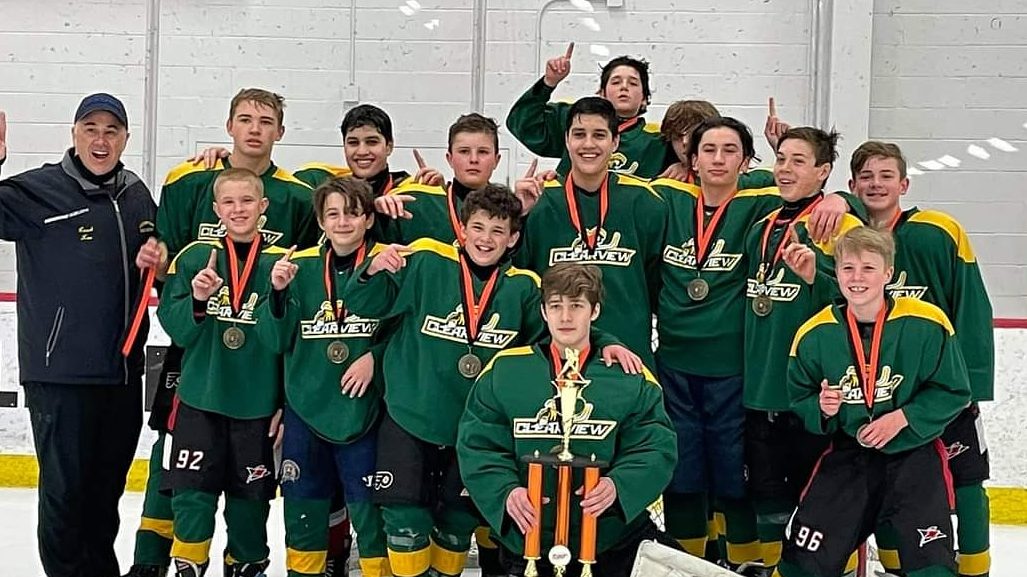 Clearview Middle School ice hockey teams win championships in the South Jersey League
