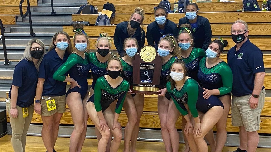 Overland gymnastics wins sixth state title, first since 2014
