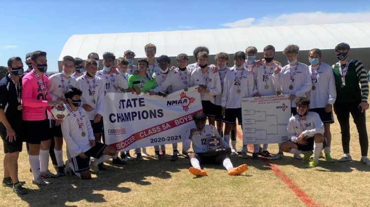 Rio Rancho captures first-ever boys soccer state title