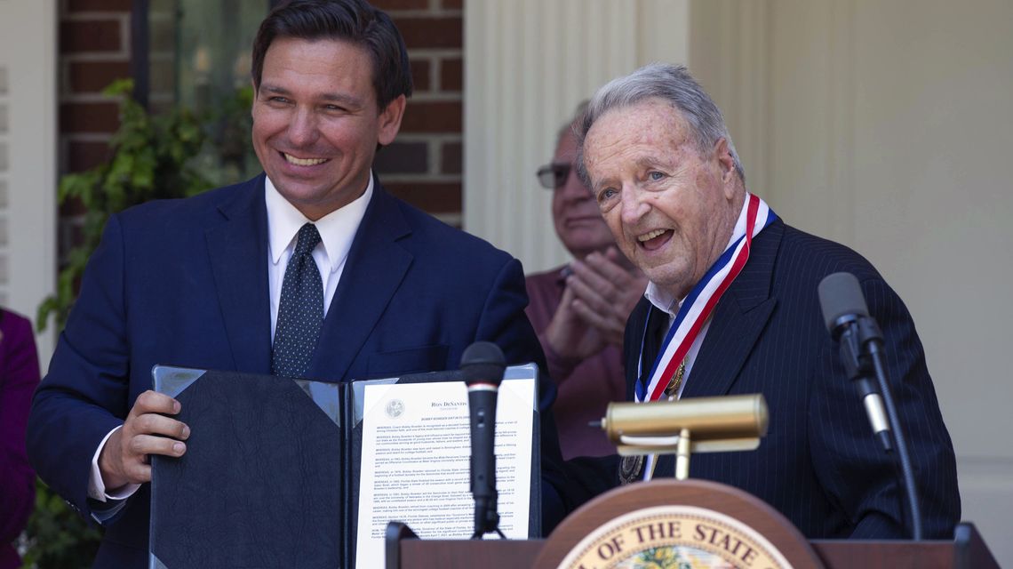 Florida’s Medal of Freedom goes to FSU great Bobby Bowden