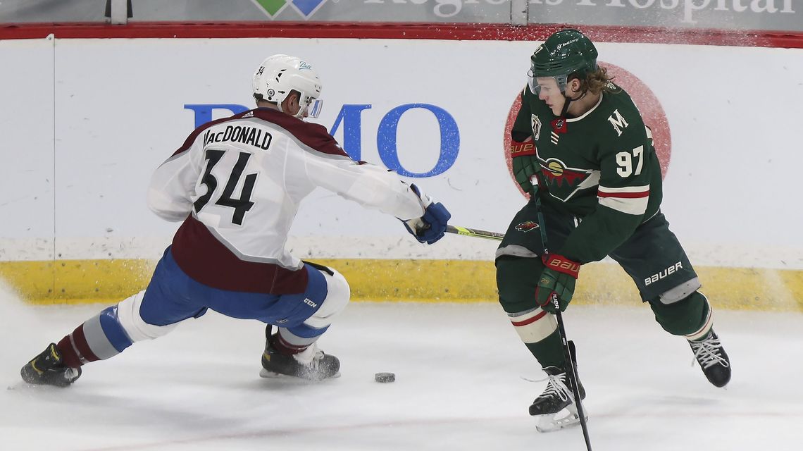 Wild slow Avs’ surge as Fiala’s hat trick highlights 8-3 win