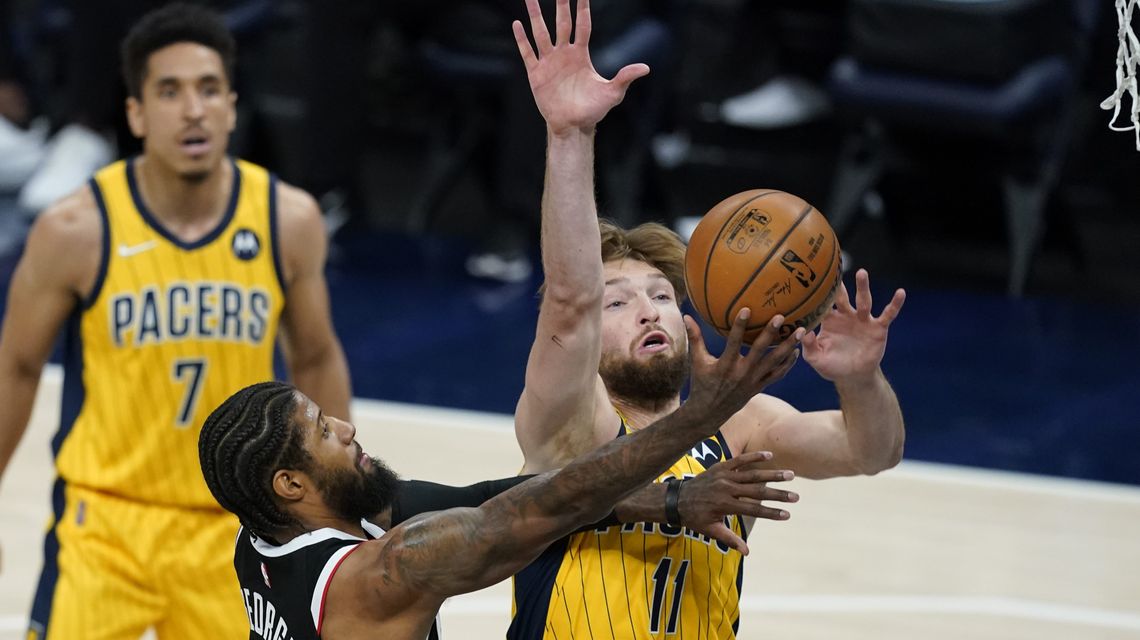 George dominates Pacers, leads Clippers to 6th straight win