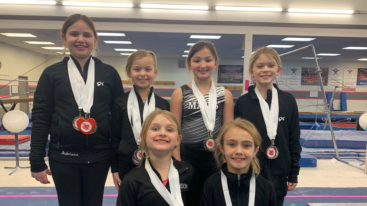 Martinsville Academy Gymstars compete in Sweetheart Classic 2021