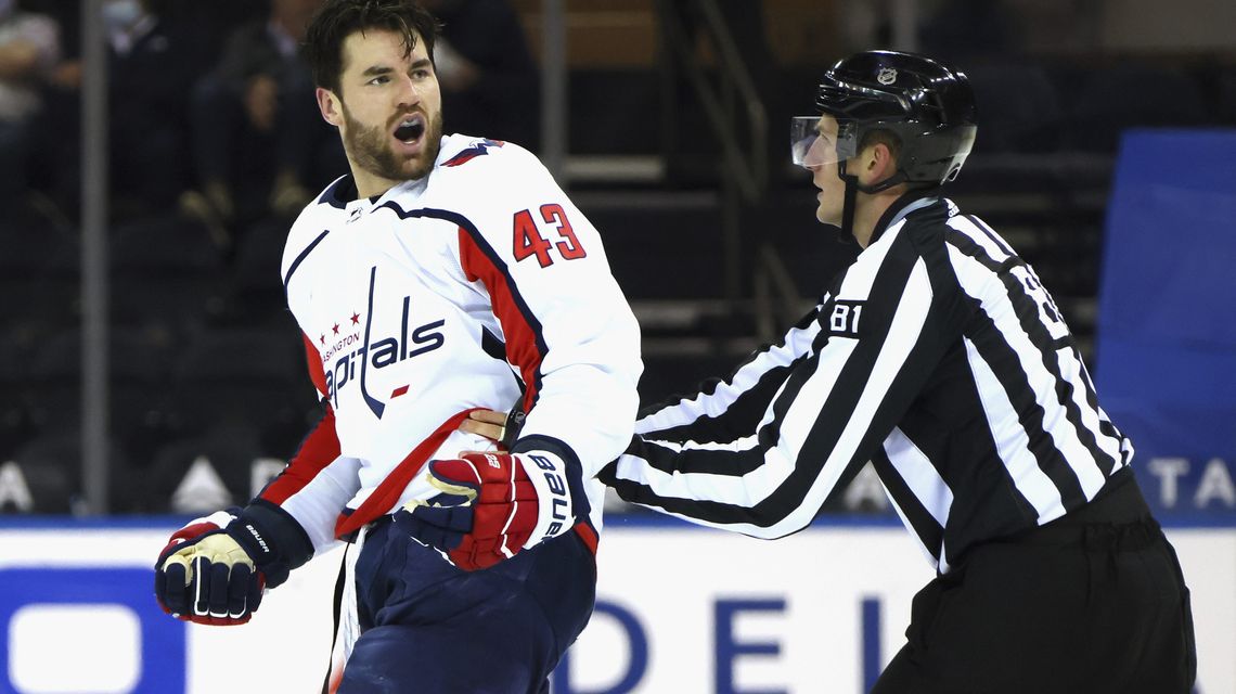 Capitals’ Wilson fined $5K for roughing Rangers’ Buchnevich