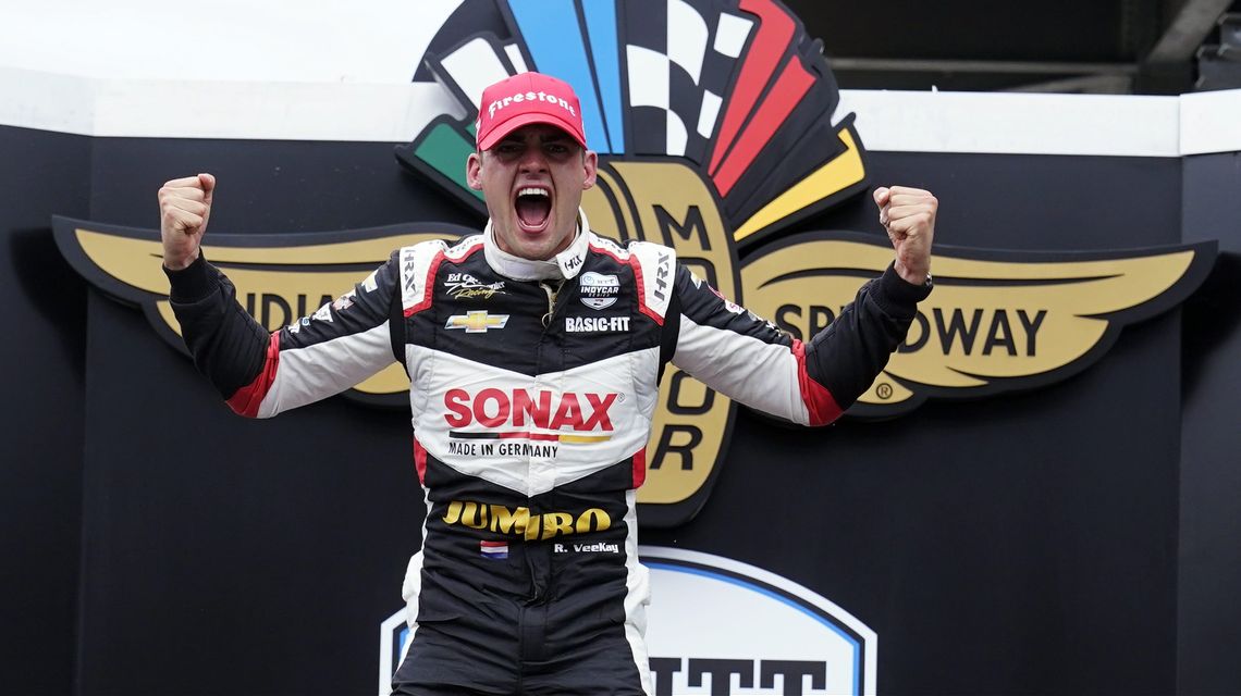 Rinus VeeKay becomes IndyCar’s latest first-time winner
